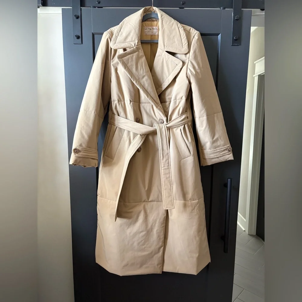 Free People City Slicker Puffer Trench - Picture 2 of 7
